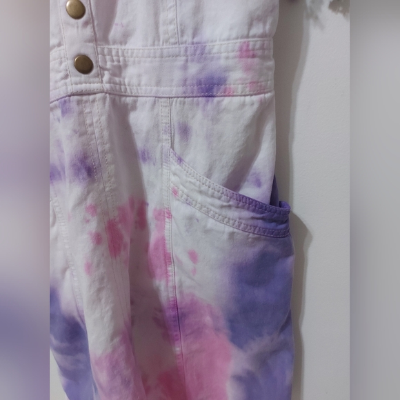 Upercycle tie dye denim dress - Picture 10 of 13